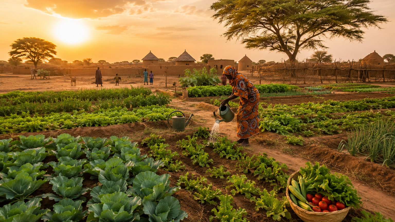 Agriculture durable au Sahel – maraîchage et production locale